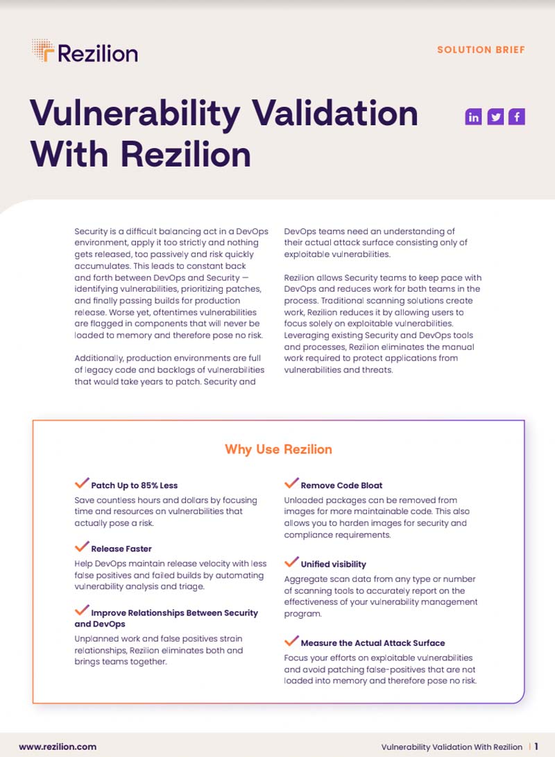 Vulnerability Validation Solution Brief