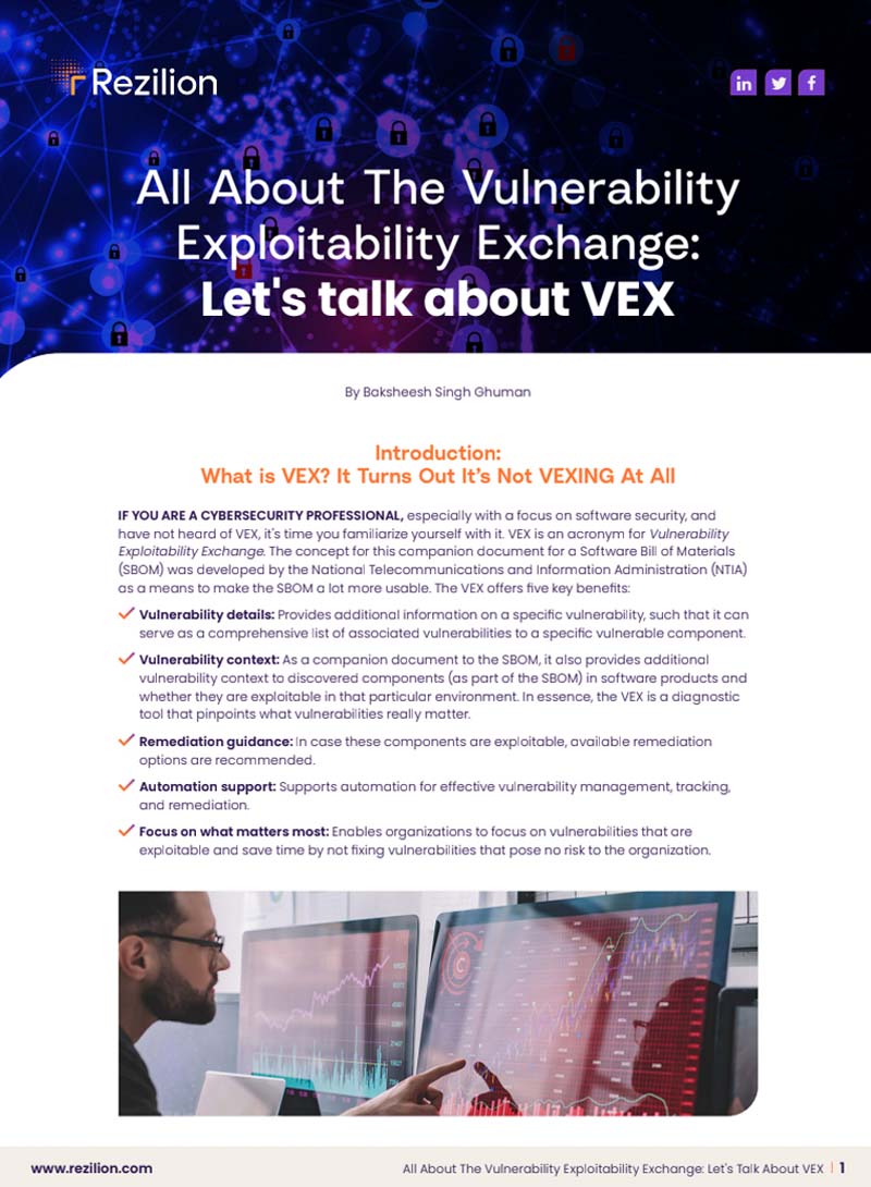 All About The Vulnerability Exploitability Exchange: Let’s Talk About VEX