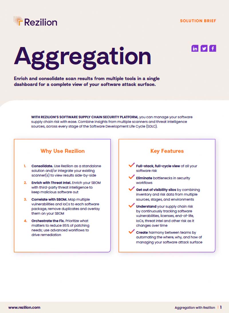 Aggregation Solution Brief