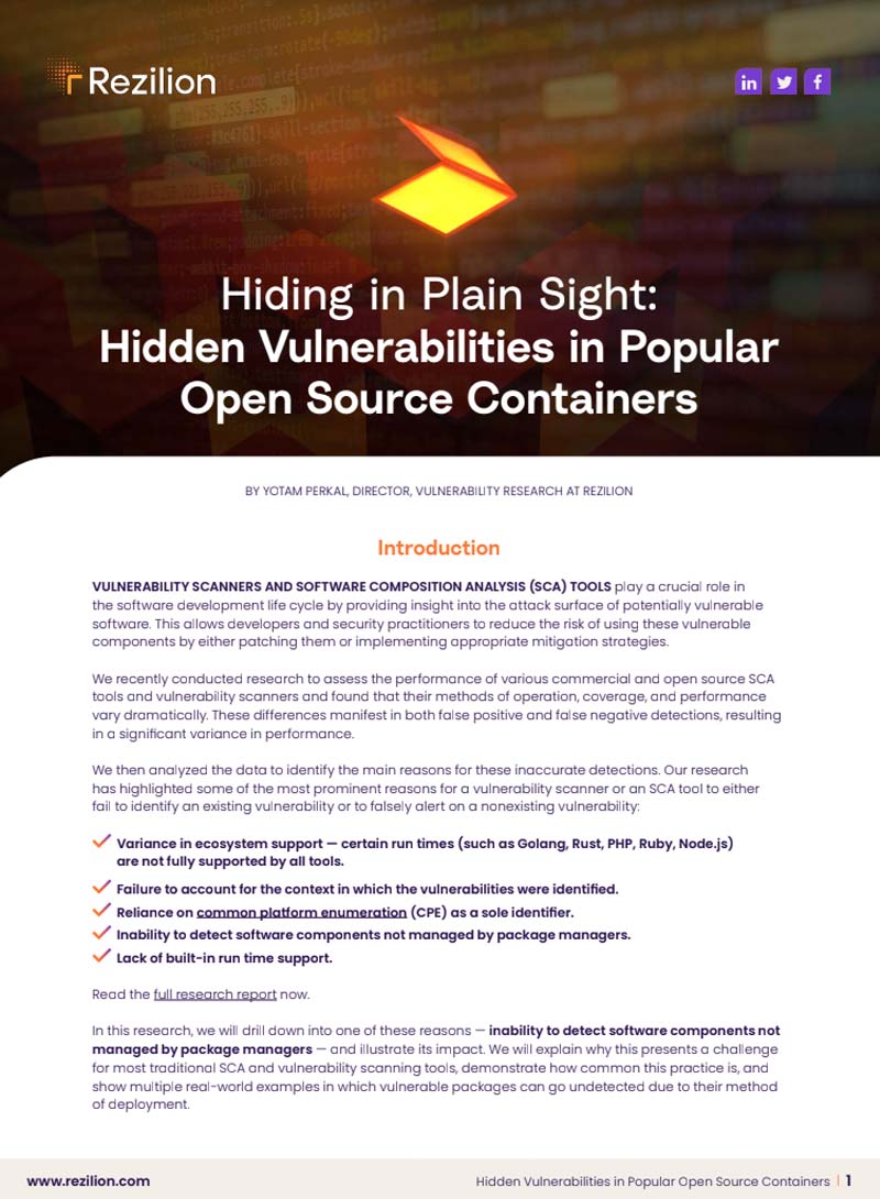 Hiding in Plain Sight: Hidden Vulnerabilities in Popular Open Source Containers