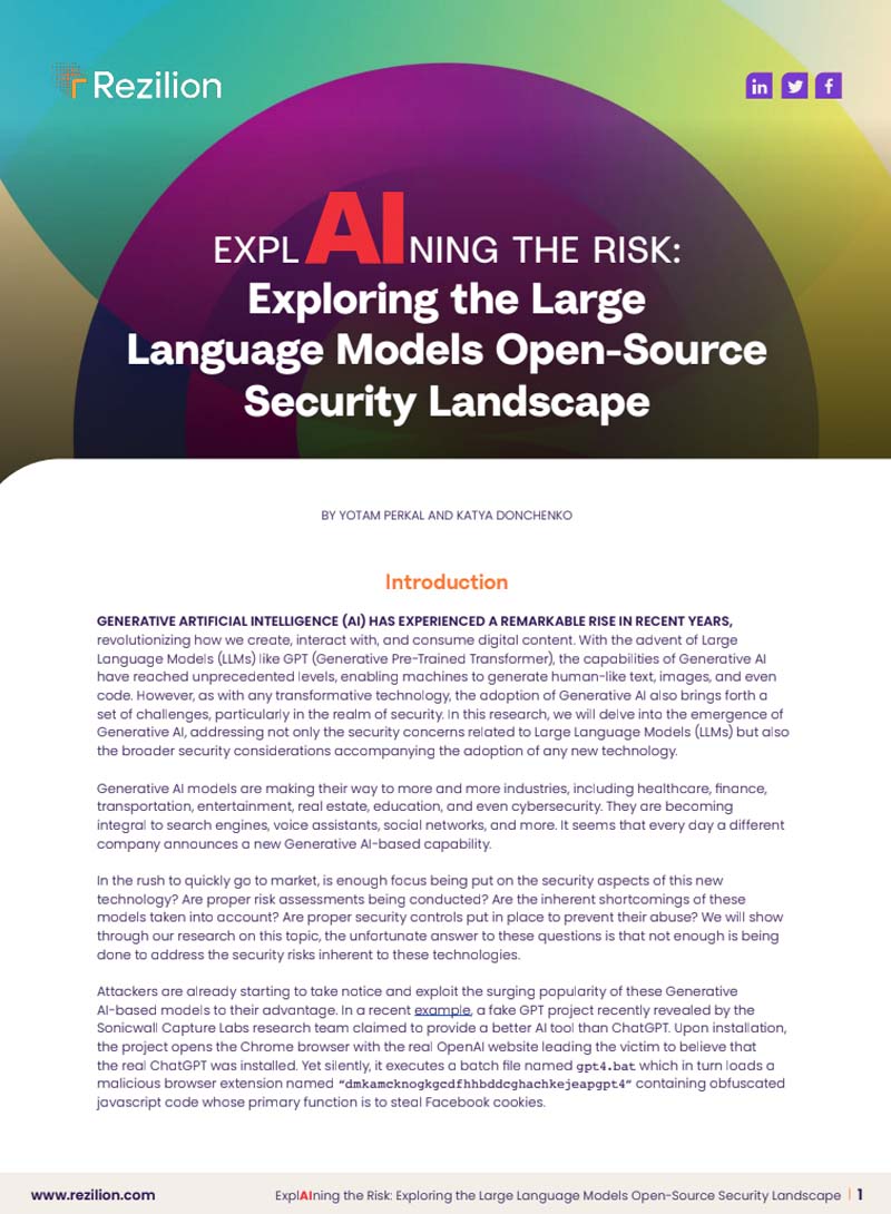Expl[AI]ning the Risk: Exploring the Large Language Models Open-Source Security Landscape